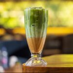 Salted caramel matcha