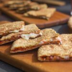 Muhammara with Kashkaval Kaake